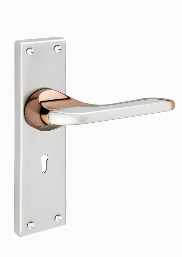 Layers Hardware™ Mortice Plate Handle(PH) KY Spider Stainless Steel Satin Rose Gold