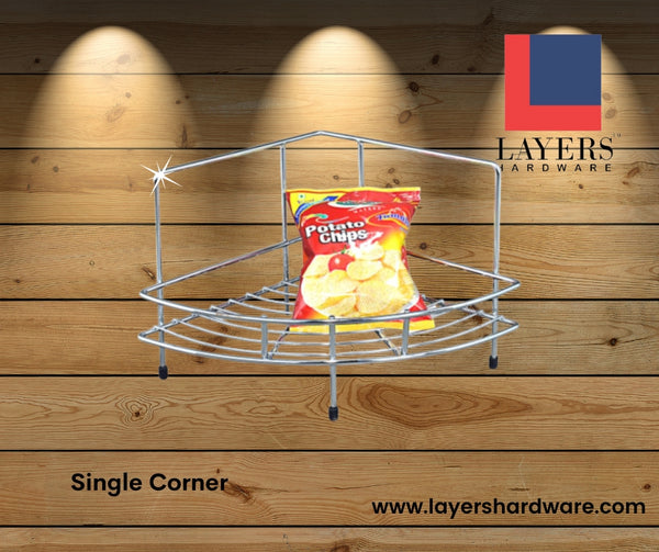 Layers Hardware® Single Corner Rack Stainless Steel