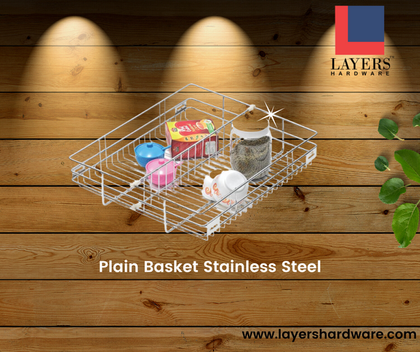 Layers Hardware® Plain Basket Stainless Steel
