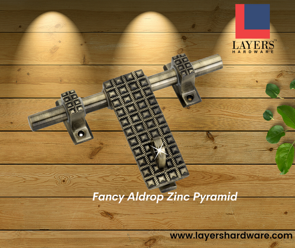 Layers Hardware™ Fancy Aldrop Pymarid Zinc Brass Antique(2+1)