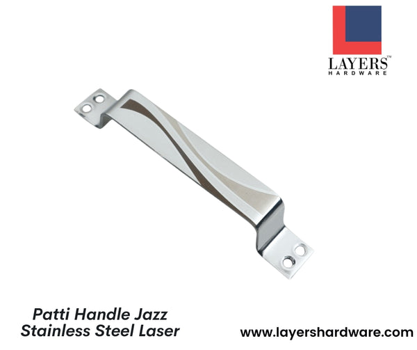 Layers Hardware™ Patti Handle Jazz Stainless Steel Laser