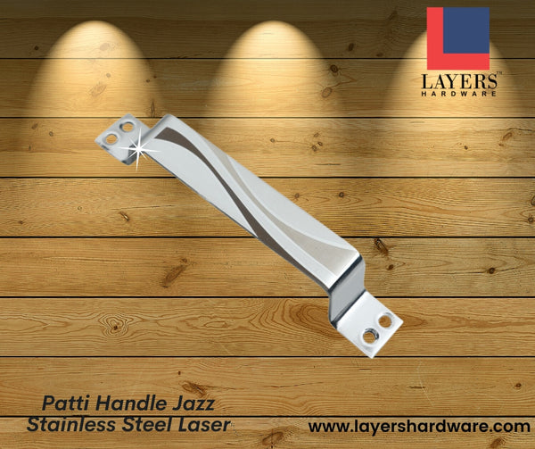 Layers Hardware™ Patti Handle Jazz Stainless Steel Laser