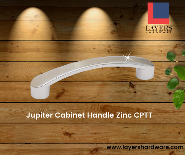 Layers Hardware™ Jupiter Cabinet Handle Zinc CPTT (Back Screw)