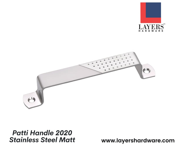 Layers Hardware™ Patti Handle 20:20 Stainless Steel Matt