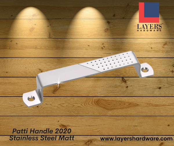 Layers Hardware™ Patti Handle 20:20 Stainless Steel Matt