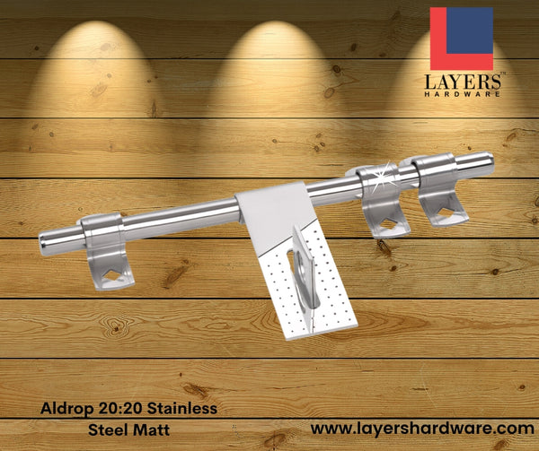 Layers Hardware™ Aldrop 20:20 Stainless Steel Matt