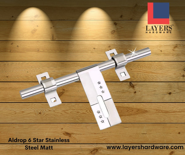 Layers Hardware™ Aldrop 6 Star Stainless Steel Matt