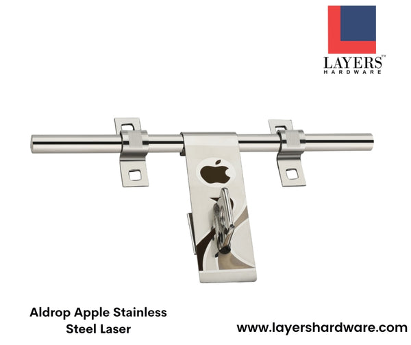 Layers Hardware™ Aldrop Apple Stainless Steel Laser