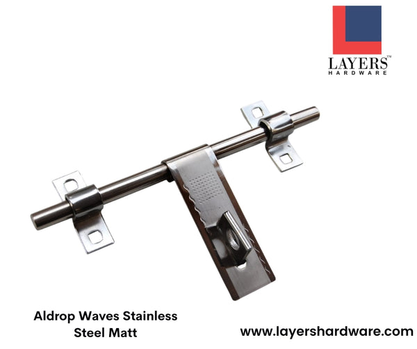 Layers Hardware™ Aldrop Waves Stainless Steel Matt