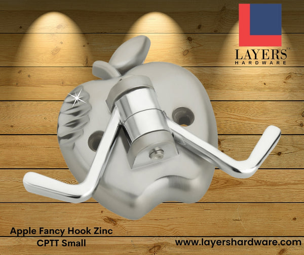 Layers Hardware™ Apple Fancy Hook Zinc CPTT Small