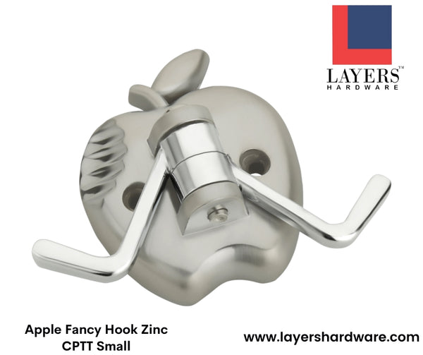 Layers Hardware™ Apple Fancy Hook Zinc CPTT Small
