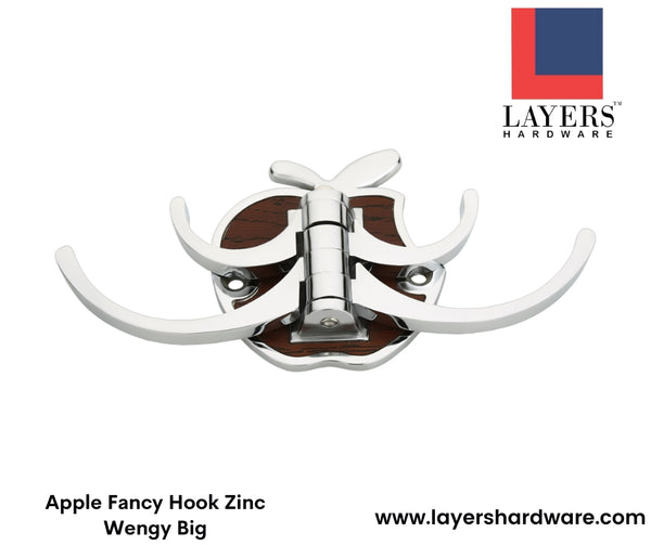Layers Hardware™ Apple Fancy Hook Zinc Wengy Big