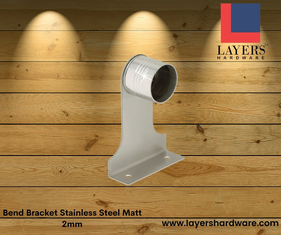 Layers Hardware™ Bend Bracket Stainless Steel Matt 2mm