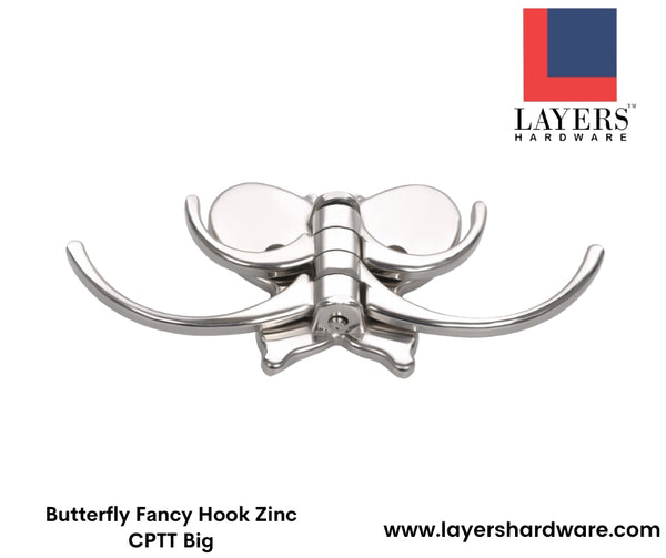 Layers Hardware™ Butterfly Fancy Hook Zinc CPTT Big