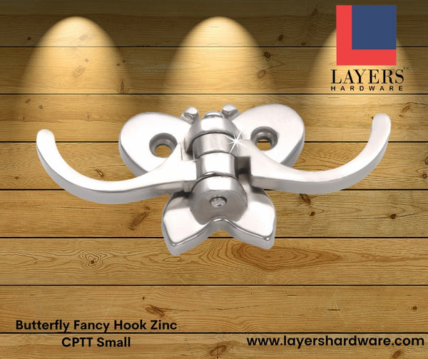 Layers Hardware™ Butterfly Fancy Hook Zinc CPTT Small