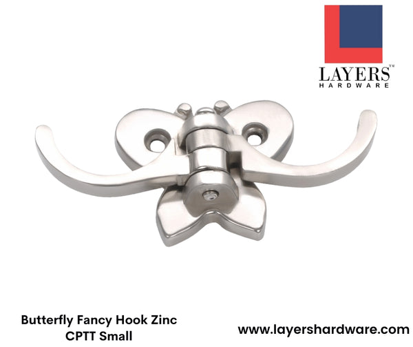Layers Hardware™ Butterfly Fancy Hook Zinc CPTT Small