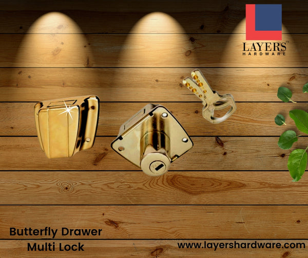 Layers Hardware™ Butterfly Multi Lock Ultra Key MS(Iron) Matt