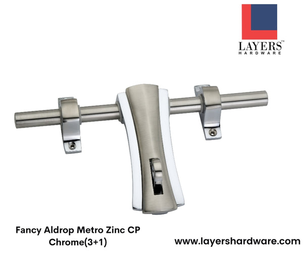Layers Hardware™ Fancy Aldrop Excel Zinc CP Chrome(2+1)