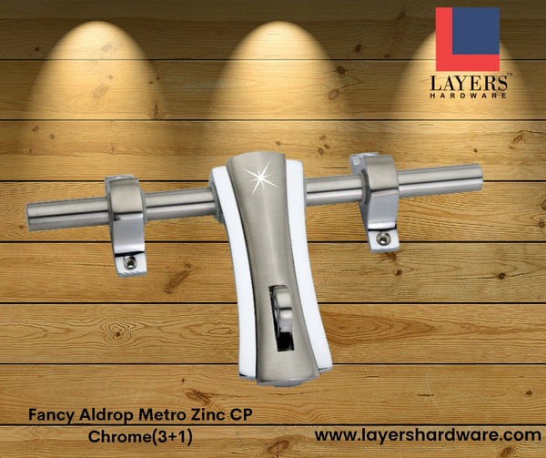 Layers Hardware™ Fancy Aldrop Excel Zinc CP Chrome(2+1)