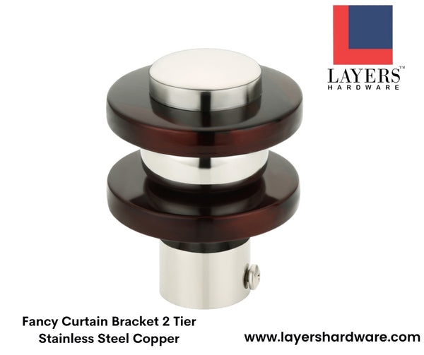 Layers Hardware™ Fancy Bracket Stainless Steel 2 Tier Copper
