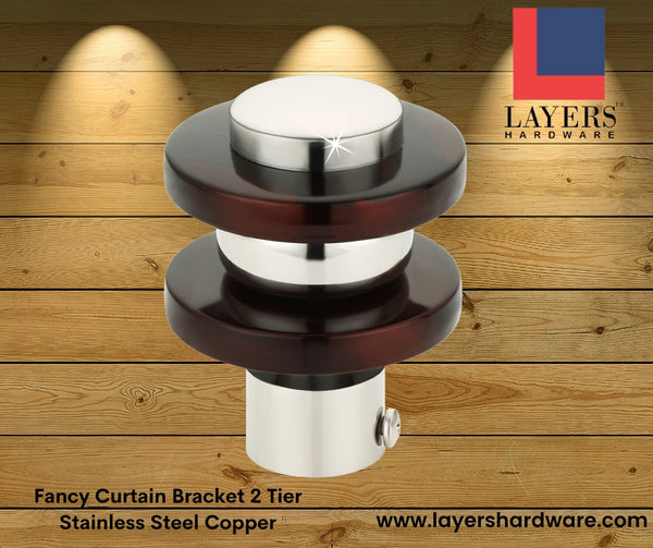 Layers Hardware™ Fancy Bracket Stainless Steel 2 Tier Copper