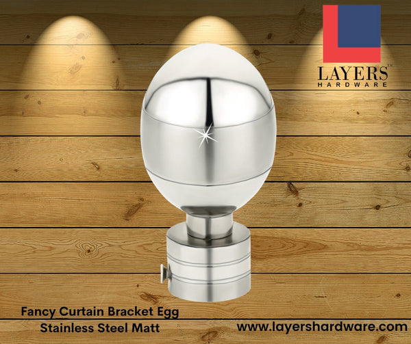 Layers Hardware™ Fancy Bracket Stainless Steel Egg Matt