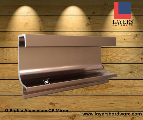 Layers Hardware™ G Profile Aluminum Rose Gold 45mm 10 Ft