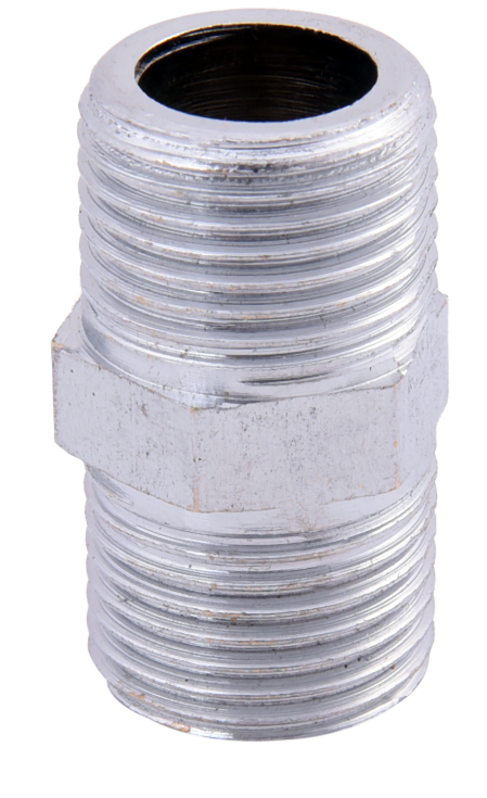 Layers Hardware™ Hex Nipple Brass