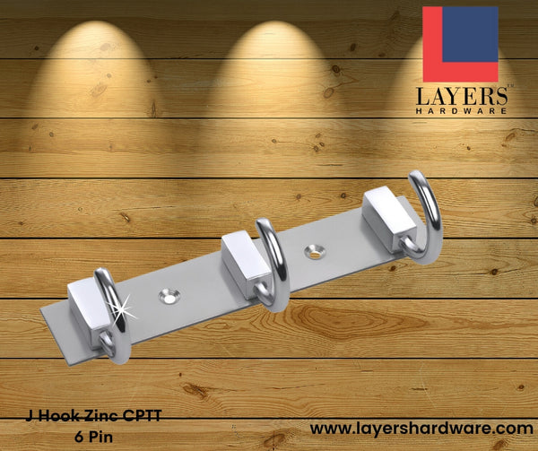 Layers Hardware™ J Hook Zinc CPTT 6 Pin