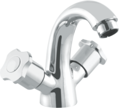 Layers Hardware™ Lotus Basin Mixer Brass CP Chrome QT 15mm