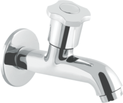 Layers Hardware™ Lotus Bib Cock Long Body Brass CP Chrome QT 15mm