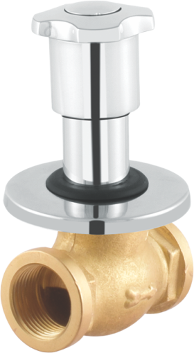 Layers Hardware™ Lotus Council 3/4 Heavy Brass CP Chrome QT 15mm