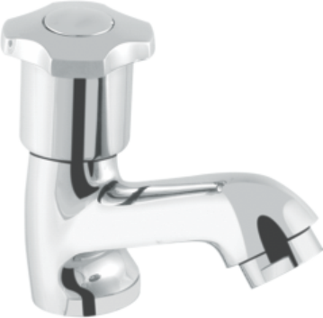 Layers Hardware™ Lotus Pillar Cock Brass CP Chrome QT 15mm