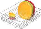Layers Hardware® Plate Basket Stainless Steel