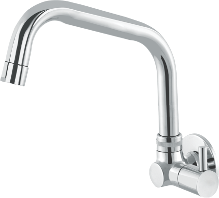 Layers Hardware™ Polo Side Handle Sink Cock Brass CP Chrome QT 15mm