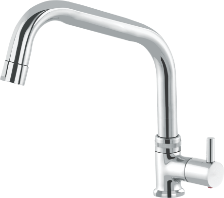 Layers Hardware™ Polo Swan Neck Pillar Cock Pipe Swing Sprout Brass CP Chrome QT 15mm