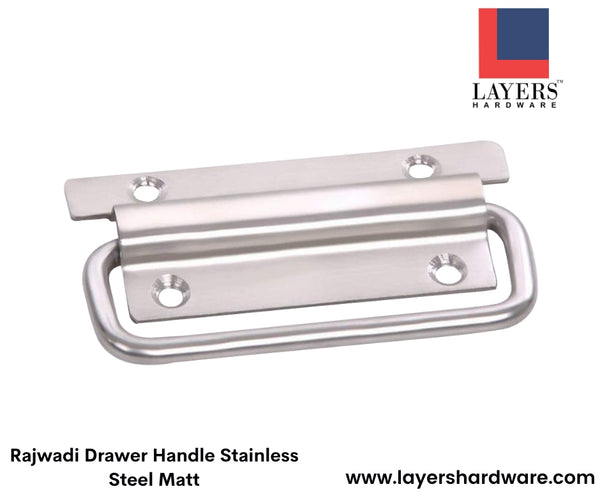 Layers Hardware™ Rajwadi Drawer Handle Stainless Steel Matt