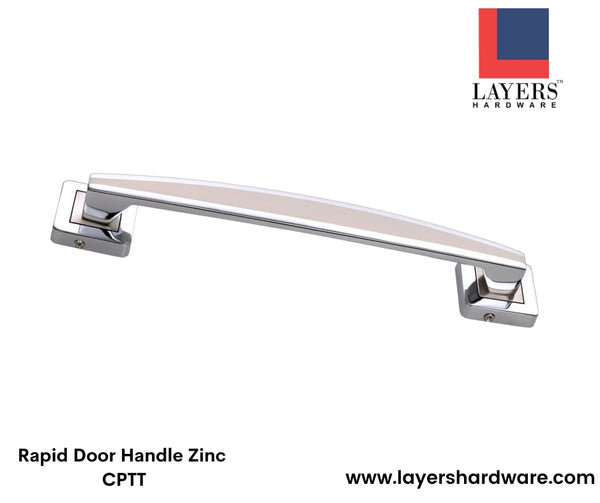 Layers Hardware™ Fancy Door Handle Rapid Zinc CPTT 160mm