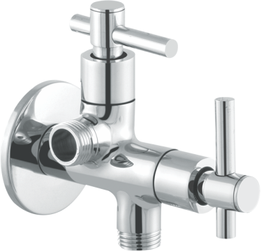 Layers Hardware™ Riva 2 Way Angel Cock Brass CP Chrome QT 15mm