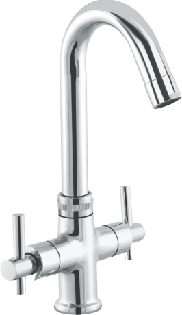 Layers Hardware™ Riva Basin Mixer Brass CP Chrome QT 15mm