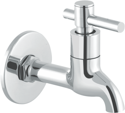 Layers Hardware™ Riva Bib Cock Long Body Brass CP Chrome QT 15mm