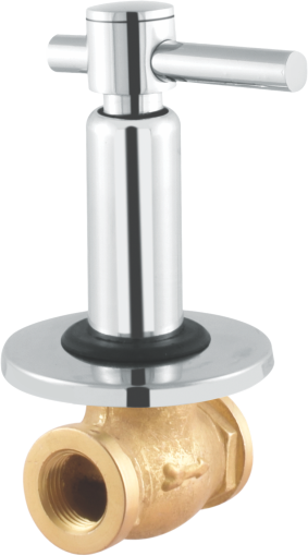 Layers Hardware™ Riva Council 1/2 M Brass CP Chrome QT 15mm