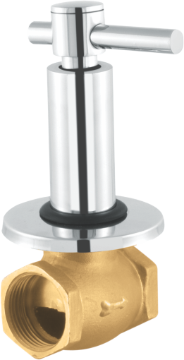 Layers Hardware™ Riva Council 1" M Brass CP Chrome QT 15mm