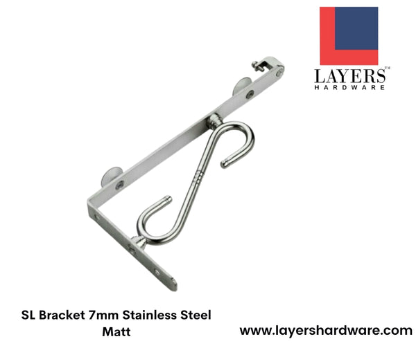 Layers Hardware™ SL Bracket 7mm Stainless Steel Matt