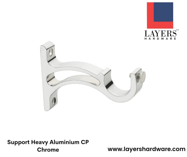 Layers Hardware™ Support Heavy Aluminium CP Chrome
