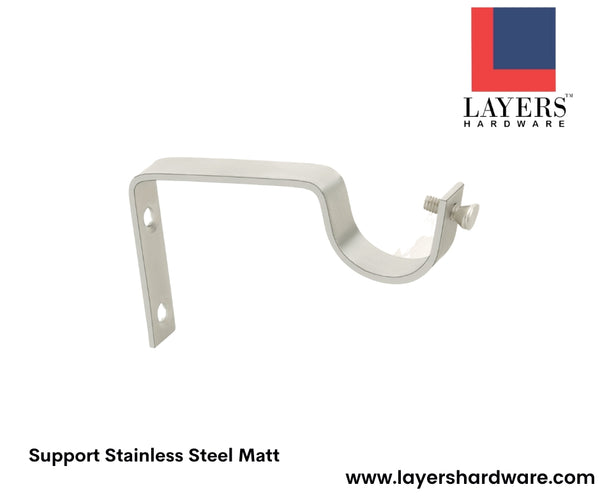 Layers Hardware™ Support Stainless Steel Matt
