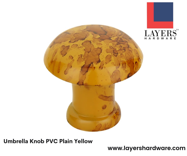 Layers Hardware™ Umbrella Knob PVC Plain Yellow