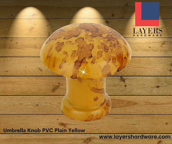 Layers Hardware™ Umbrella Knob PVC Plain Yellow