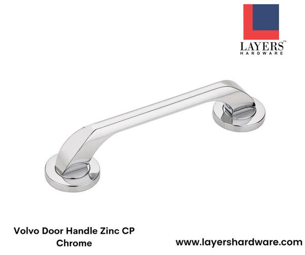 Layers Hardware™ Fancy Door Handle Volvo Zinc CPTT 160mm
