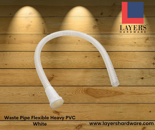 Layers Hardware™ Waste Pipe Flexible Heavy PVC White
